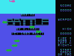 Marine Battle screenshot 3 for MSX